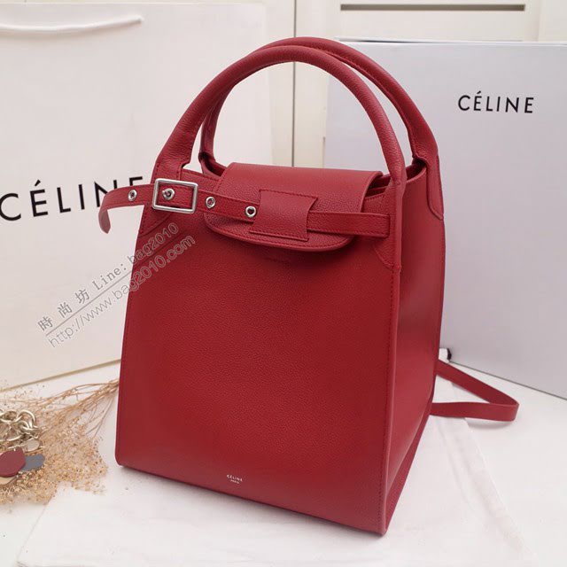 Celine女包 賽琳平紋小牛皮手袋 Céline big bag Celine手提肩背包 183313  slyd2135